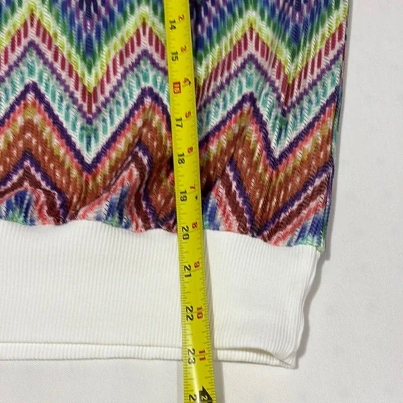 LILI SIDONIO Colorful Zigzag Patterned Sweater S - Picture 9 of 11